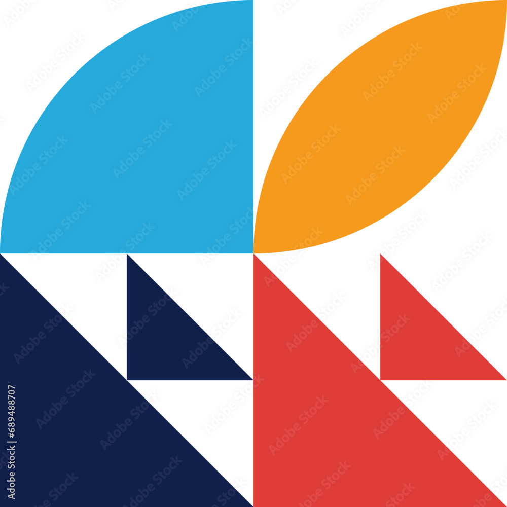 Obraz premium Creative Geometric Design Graphic Element