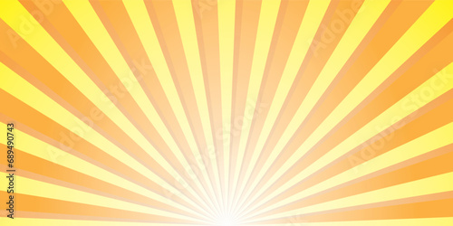 Sunburst vector illustration with a radiant background  conveying a retro aesthetic