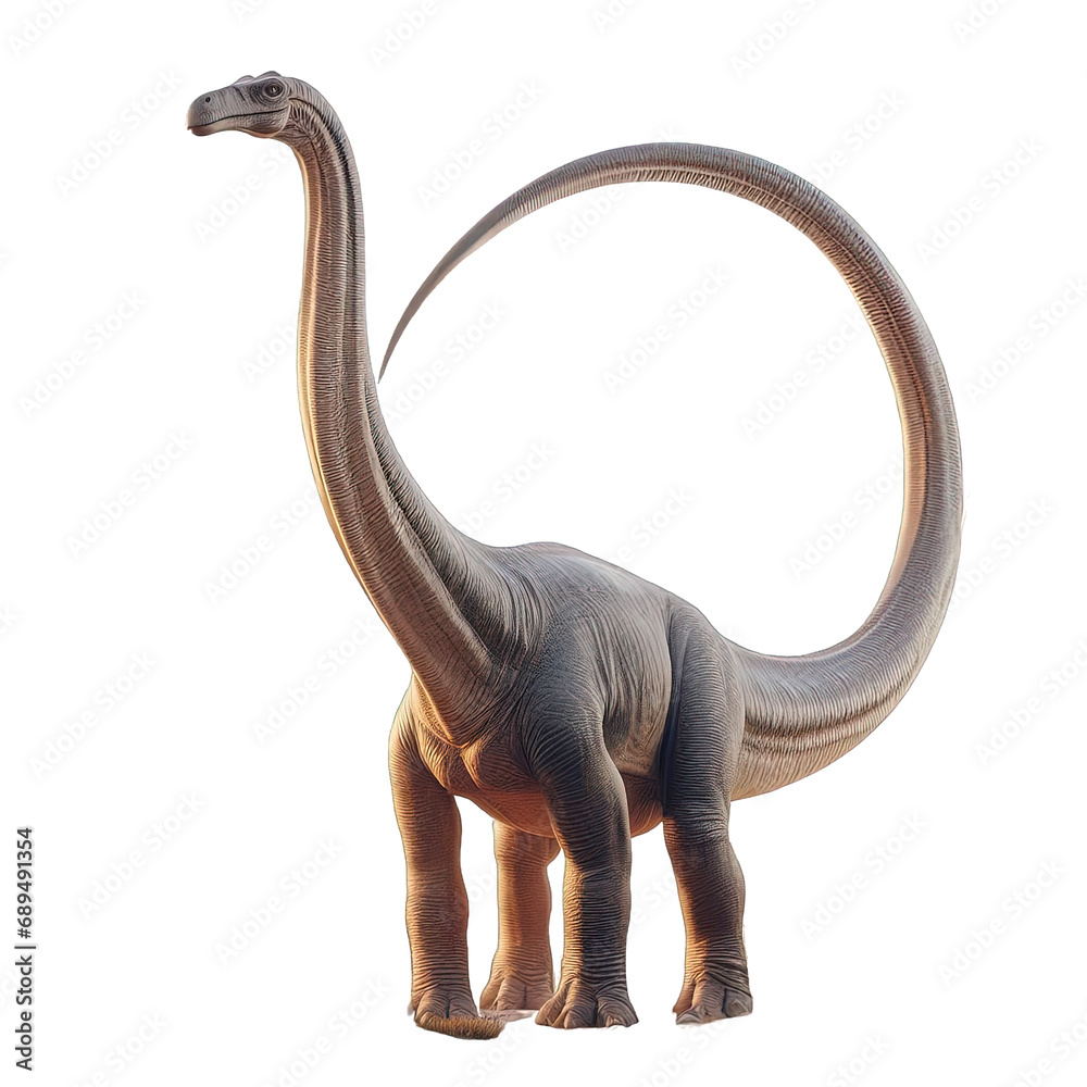 Obraz premium Brontosaurus Isolated on white