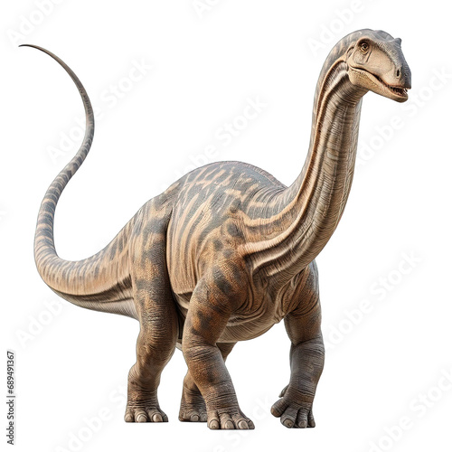 Brontosaurus Isolated on white