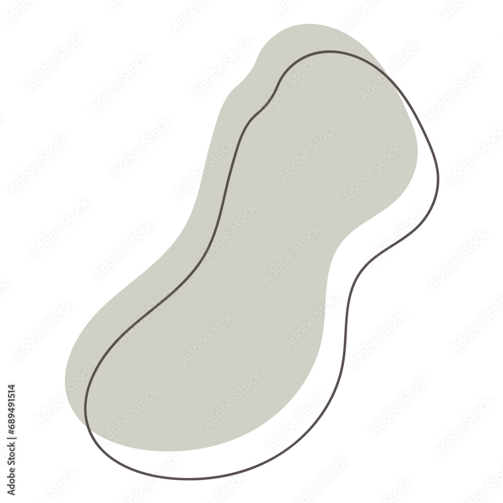 abstract grey blobs and outline for background abstract grey blobs and outline for background