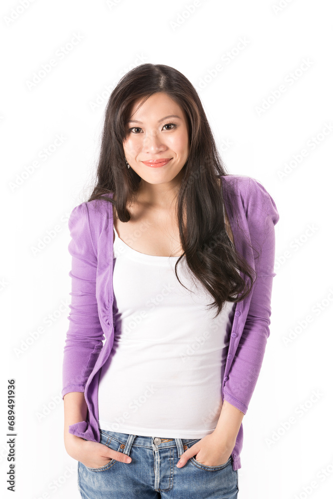 Obraz premium Happy Asian woman