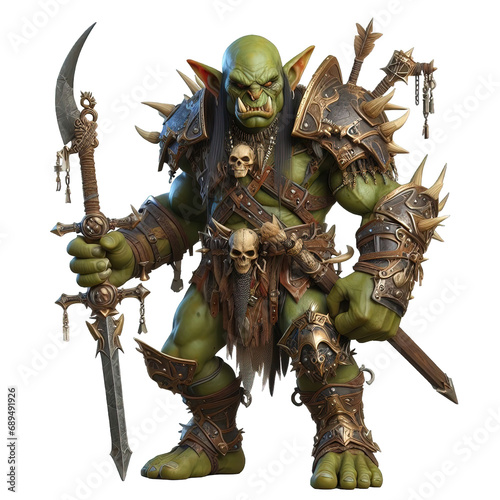 Obraz na płótnie Goblin Soldier Full Armor