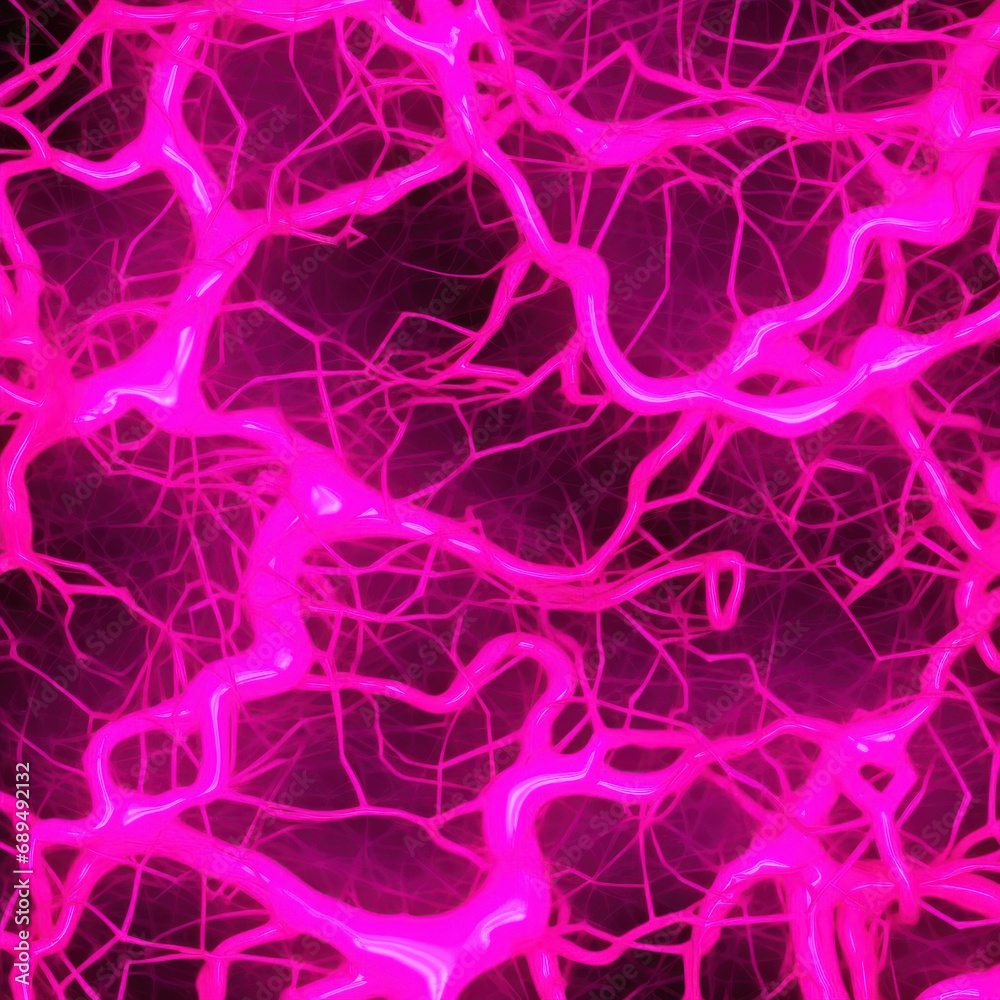 Neon Glow: Plasma Texture in Neon Pink