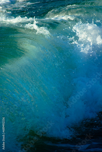 Waves Crashing - Close Up