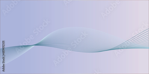 wave background. wave design in blue background .Abstract blue smooth wave on a white background. Dynamic sound wave. Design element. Vector illustration.