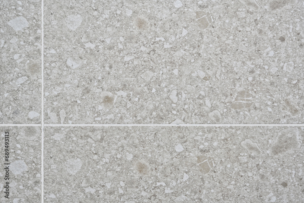 Fototapeta premium Marble tile with sepia tone terrazzo pattern