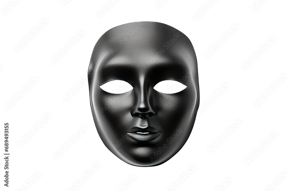 Black Mask Isolated Black Mask Isolated