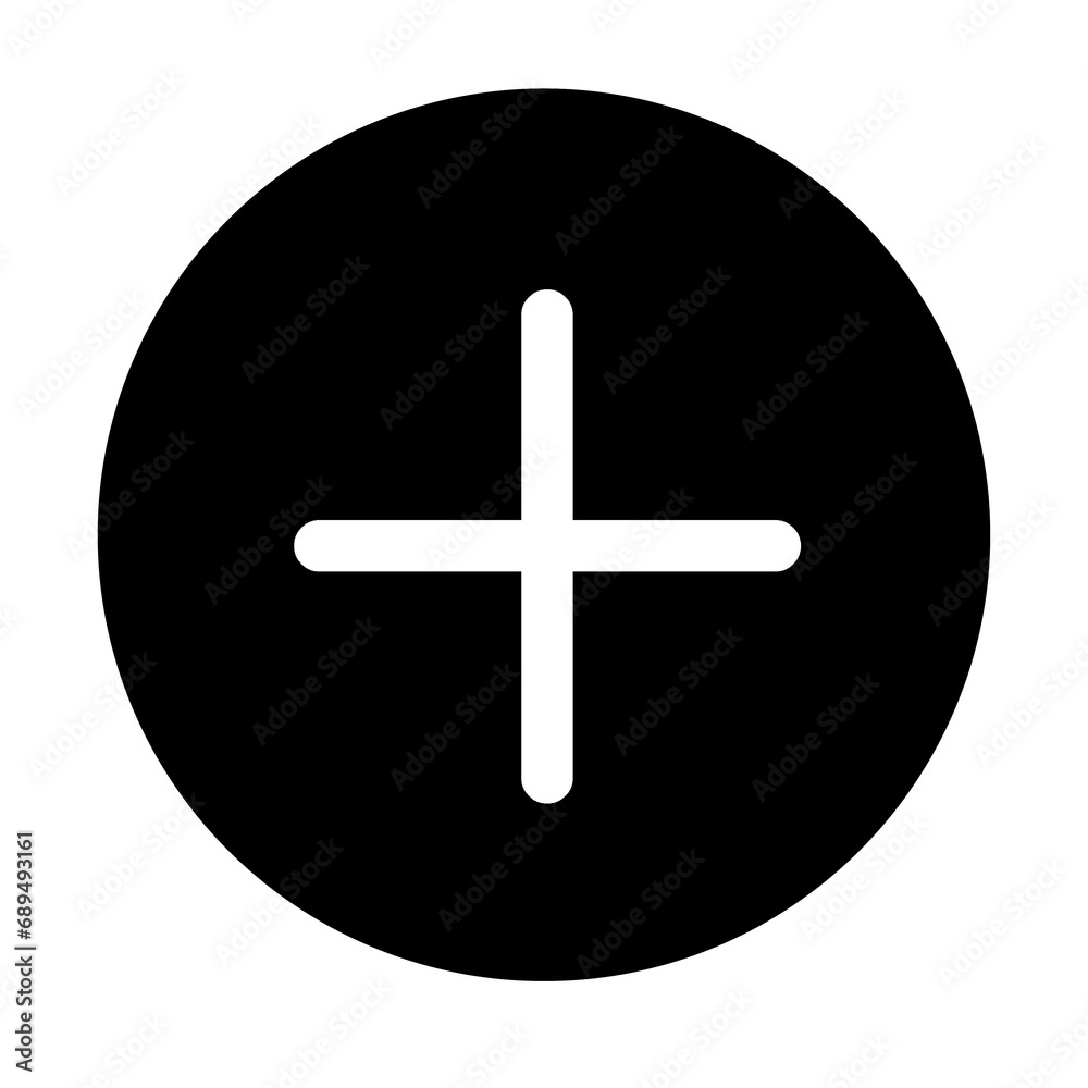 white plus add icon on black circle button isolated on transparent background vector illustration for add to cart button add item white plus add icon on black circle button isolated on transparent background vector illustration for add to cart button add item