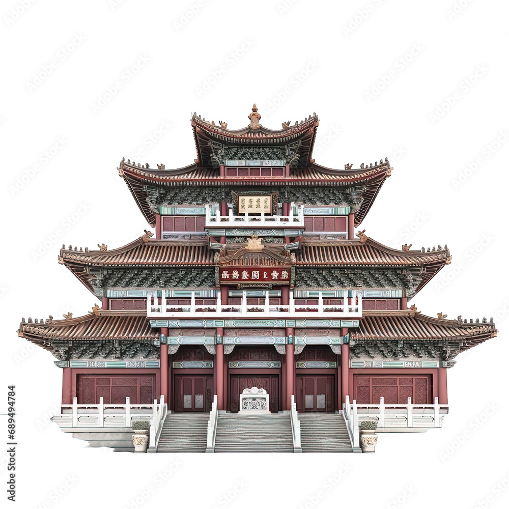 Chinese Temple Building