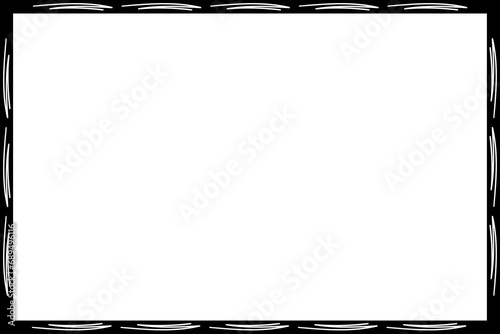 Rectangle Border Design with white background, Fame and borders