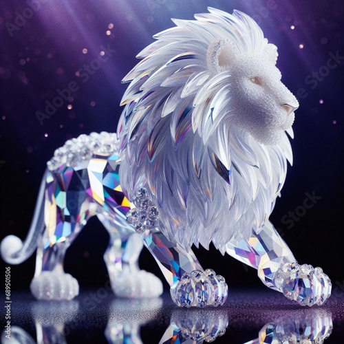 FLAWLESS AND exclusive ((((ENTIRE AND COMPLETE white Albino Lion jewelry WITH...
