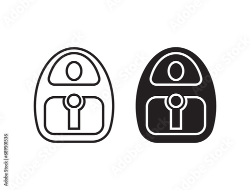 airfryer icon on white background