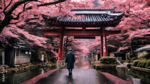 Immerse in the Rich Heritage of Kyoto Temples. Generative Ai