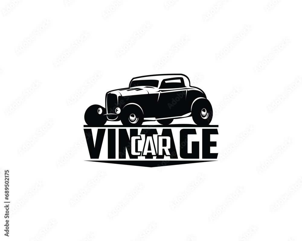 super old car. isolated white background. vector car silhouette with view from the side. best for badges, emblems, icons, design stickers, vintage car industry super old car. isolated white background. vector car silhouette with view from the side. best for badges, emblems, icons, design stickers, vintage car industry