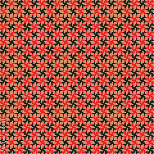 Geometric seamless pattern vector design