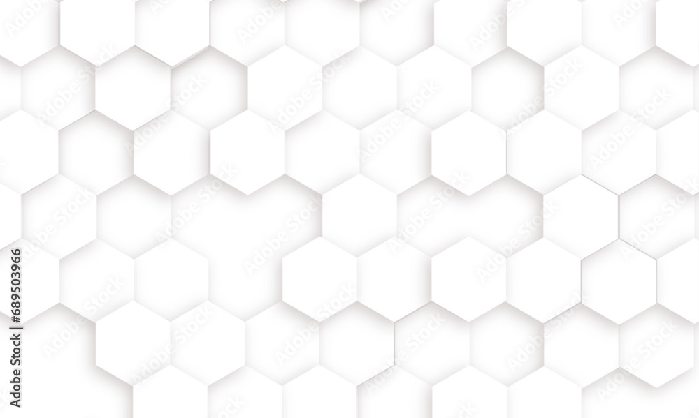 Abstract seamless hexagon pattern background. Abstract hexagon technology design background. Vector Illustration.