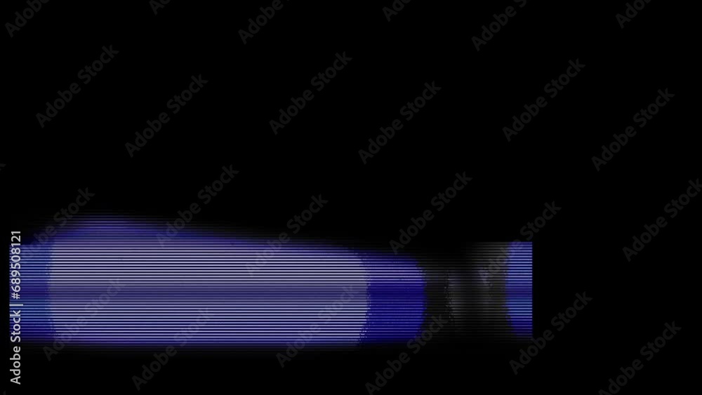 Glitch noise static television VFX. Visual video effects stripes background, tv screen noise glitch effect. Video background, transition effect for video editing, intro and logo reveal with sound.
