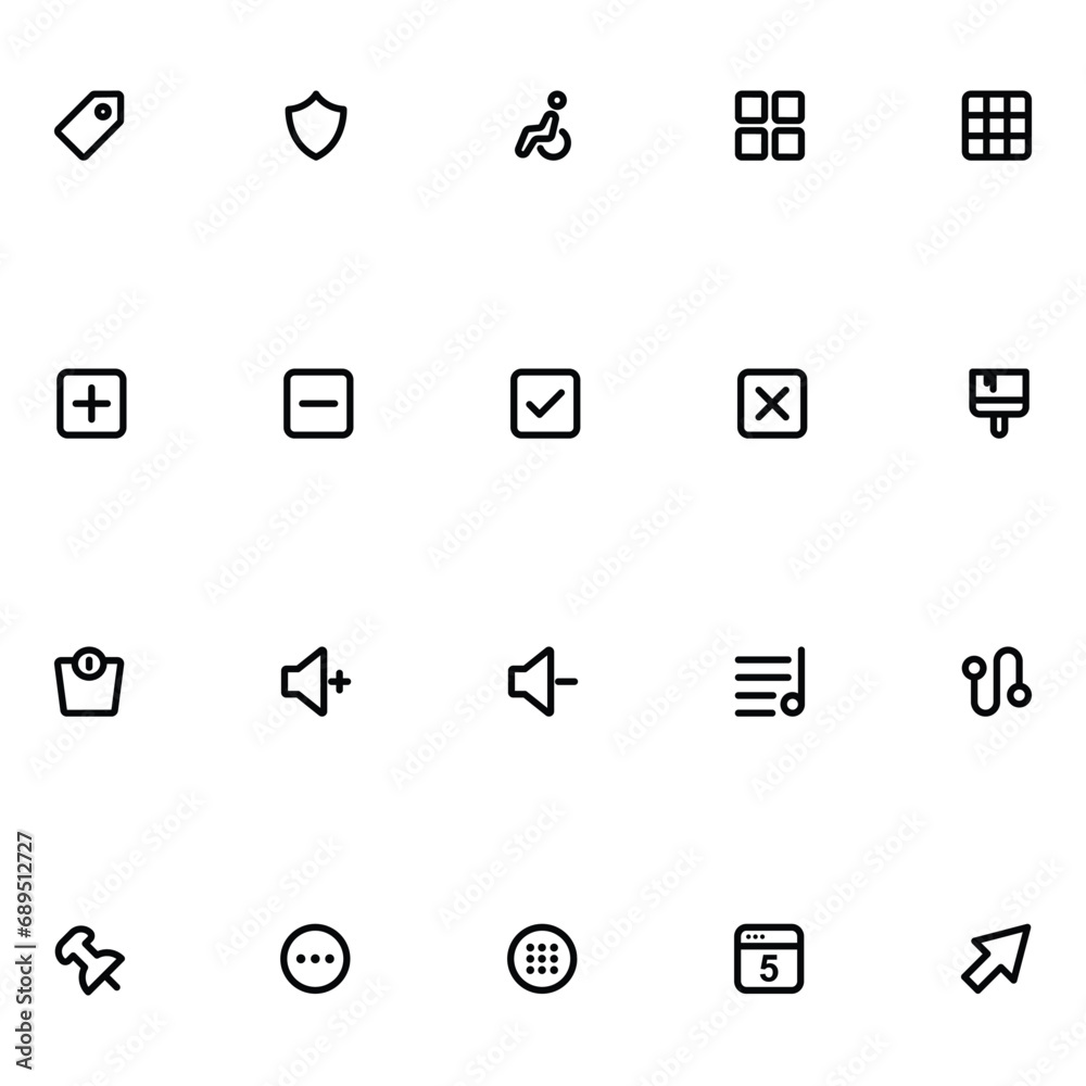 Outline icon for Web & Mobile Outline icon for Web & Mobile