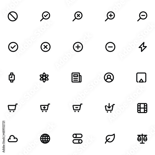 Outline icon for Web & Mobile
