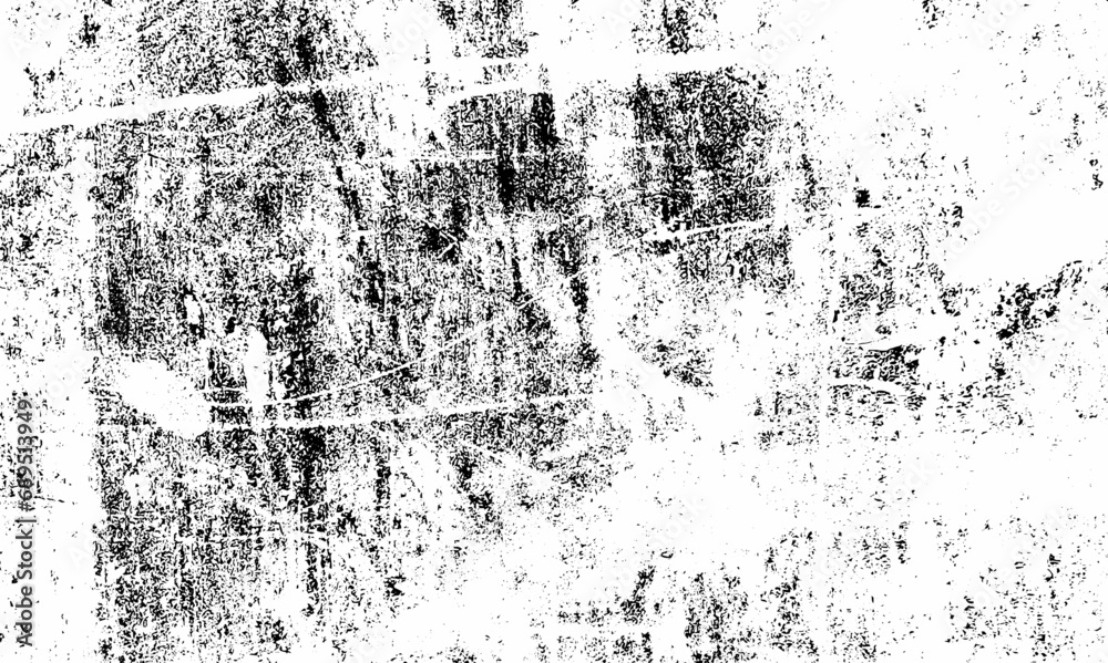 Sketch grunge texture white and black old wall background.