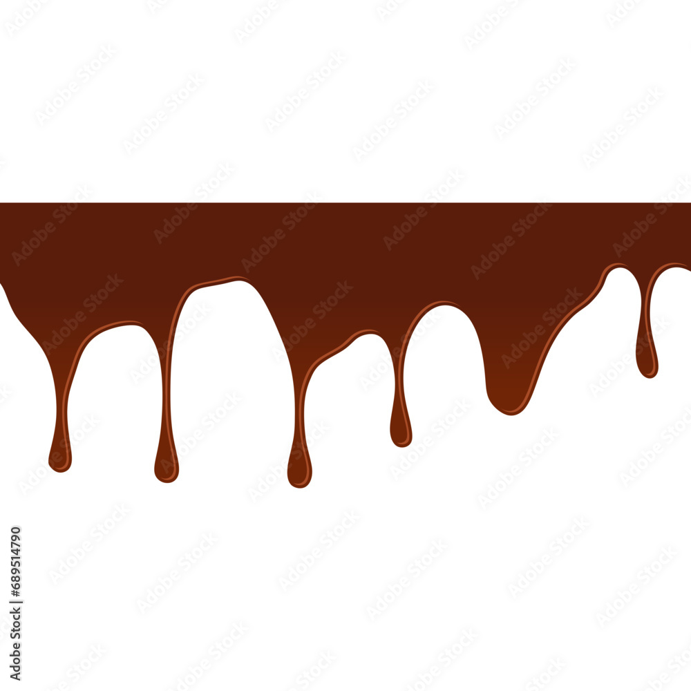 Melted Chocolate Illustration
