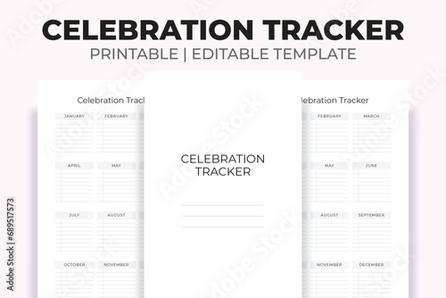 Celebration Tracker Kdp Interior