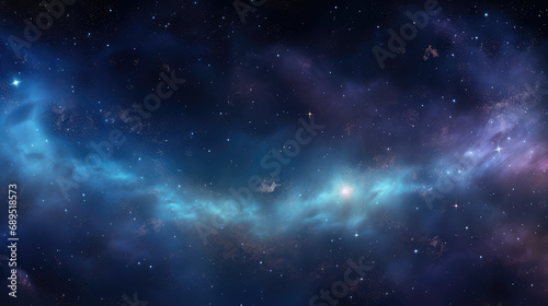 science fiction science and technology starry sky nebula background material © evening_tao