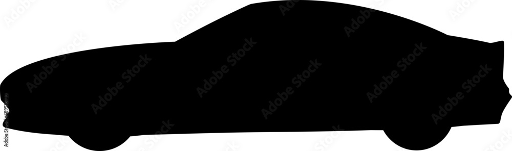Organic Car vector shape Organic Car vector shape