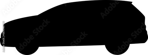 Organic Car vector shape