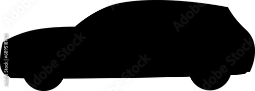 Organic Car vector shape