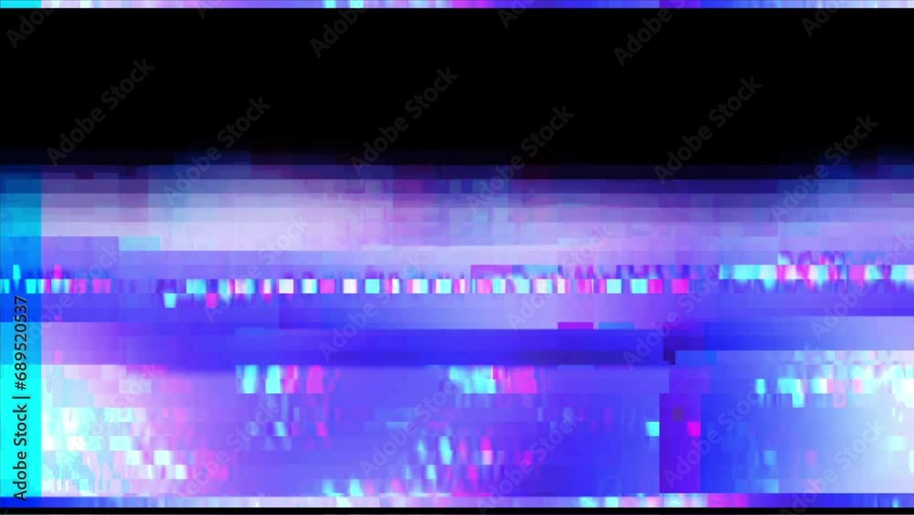 Glitch noise static television VFX. Visual video effects stripes background, tv screen noise glitch effect. Video background, transition effect for video editing, intro and logo reveal with sound Glitch noise static television VFX. Visual video effects stripes background, tv screen noise glitch effect. Video background, transition effect for video editing, intro and logo reveal with sound