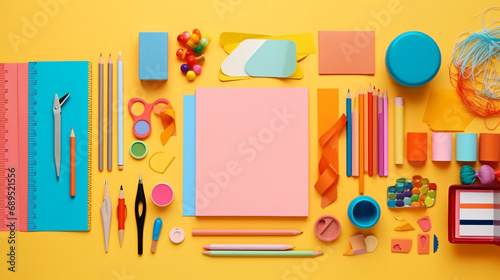 Various colorful material