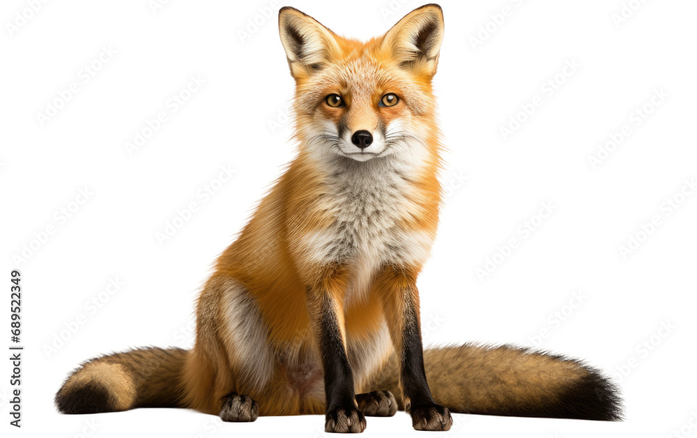 Bhutanese Fox Beauty On Transparent Background