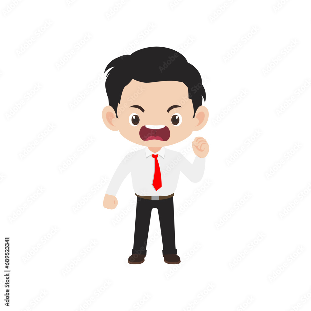 vector cute job poses vector