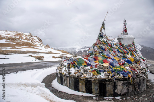 Taglang La or Tanglang La is a high altitude mountain pass in the Indian union territory of Ladakh
 photo