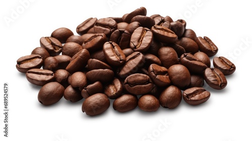 Coffee beans PNG. Generative AI