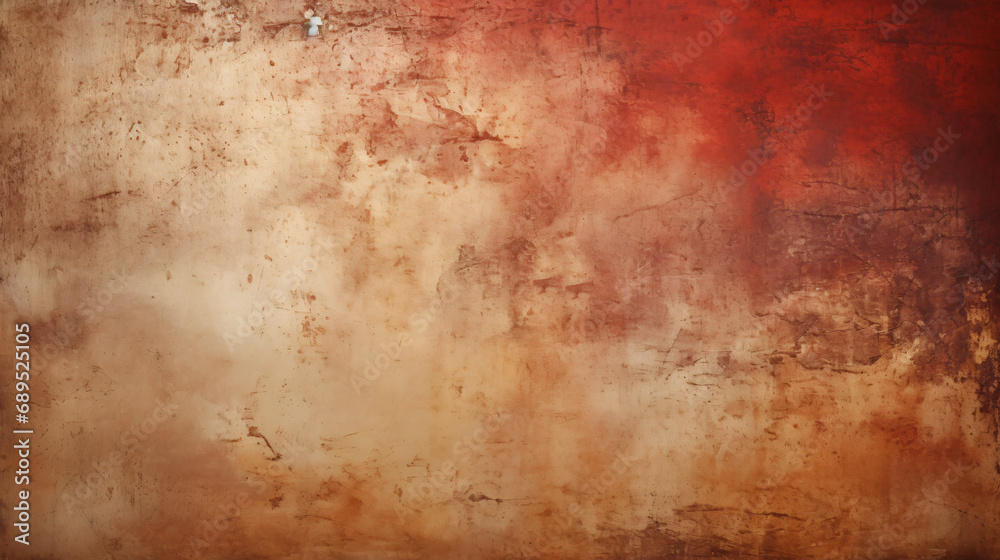 Vintage red plaster wall background
