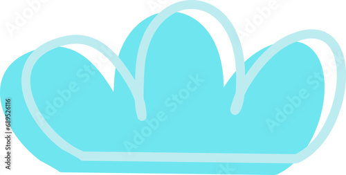 cloud vector shape