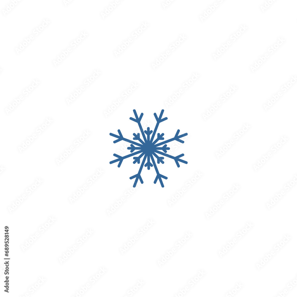 set snowflake element vector vector