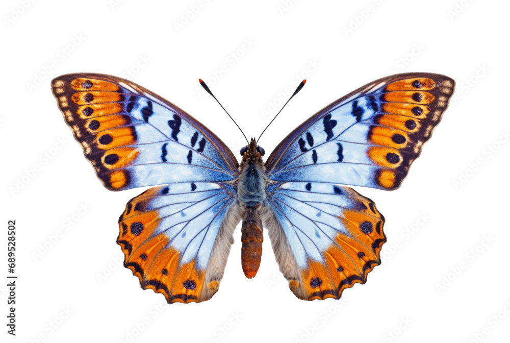 Obraz premium beautiful colorful butterfly isolated transparent background. generative ai
