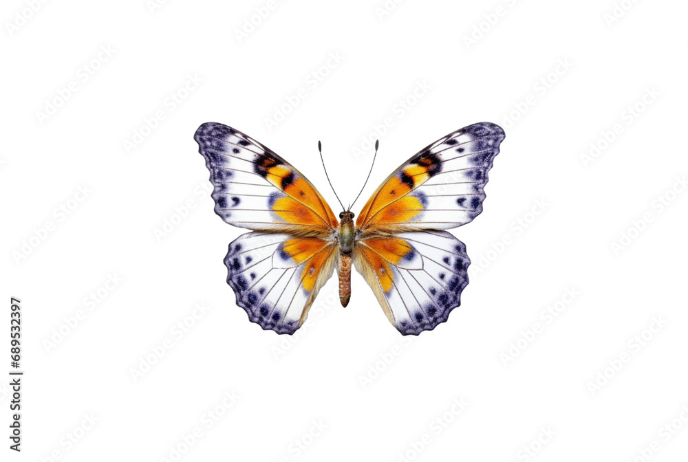 beautiful colorful butterfly isolated transparent background. generative ai beautiful colorful butterfly isolated transparent background. generative ai
