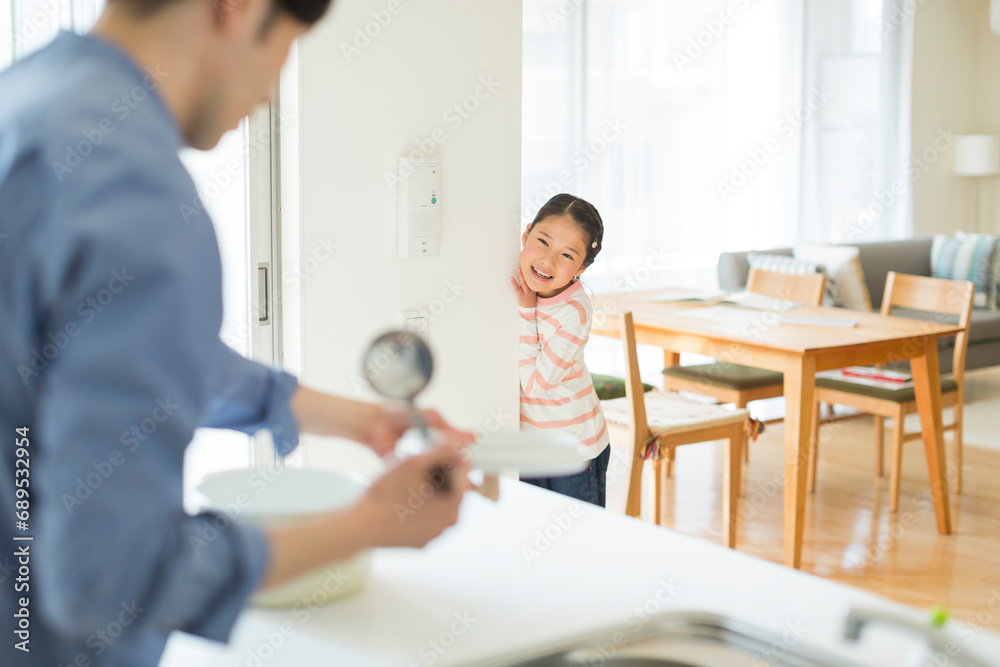 Obraz premium 女の子