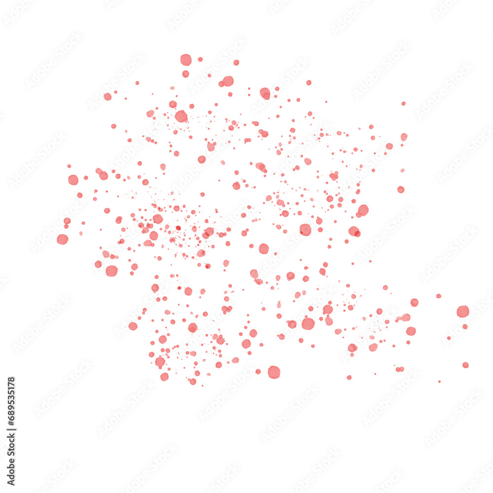 Valentine’s Day red heart and cloud elements white background 