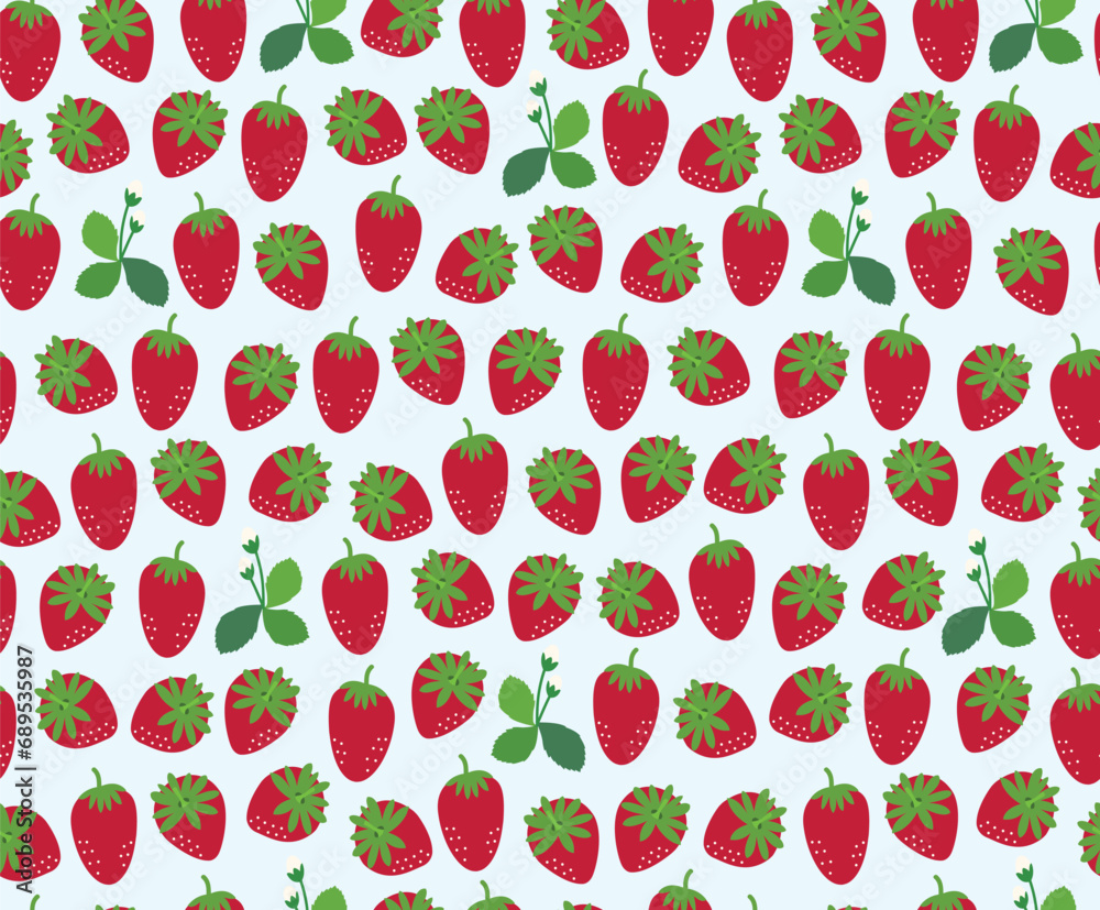 Strawberry pattern image Strawberry pattern image