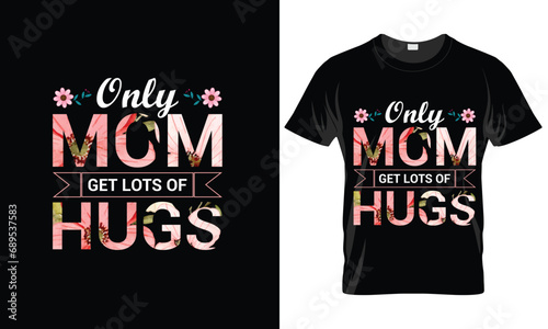 Mothers day t-shirt design for mother lover Hand drawn typography, vector, illustration