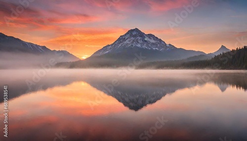 sunrise before the mountains | Mountain's Dawn Glow | Sunrise Over Peaks | Alpenglow Awakening