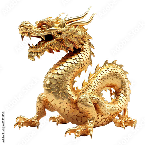 Chinese Dragon Statue © Ariestia