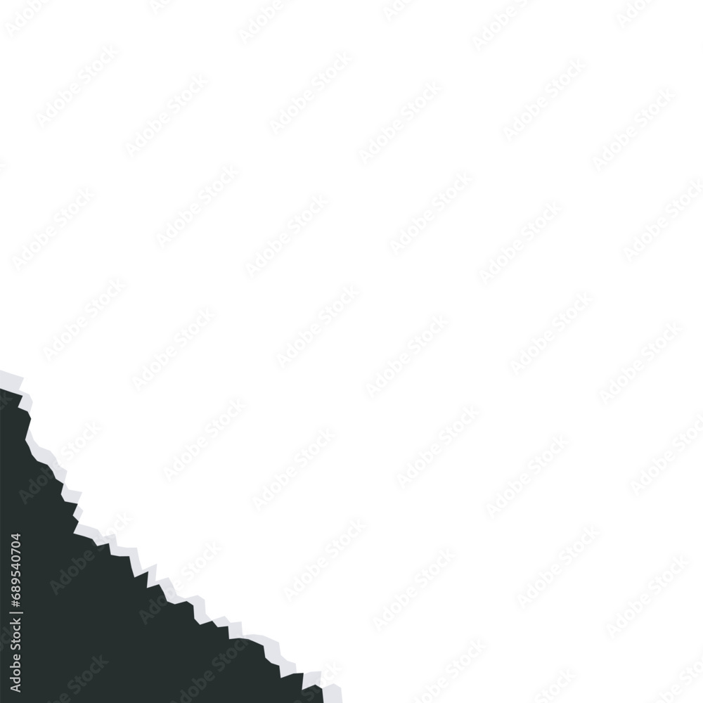 Fototapeta premium Ripped Paper Corner