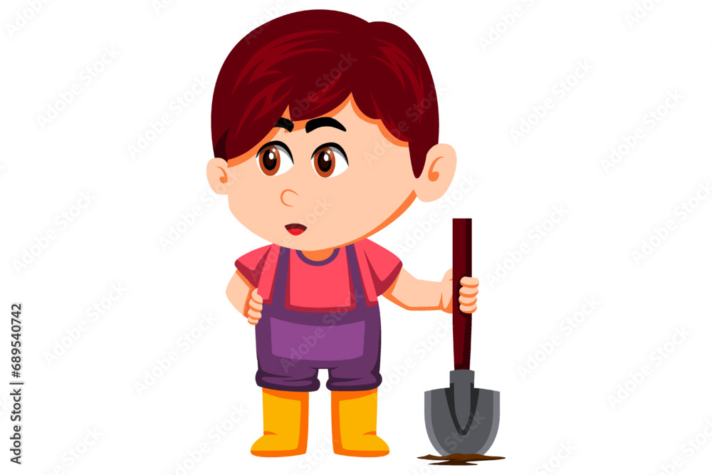 Cute Boy Character Design Illustration Cute Boy Character Design Illustration